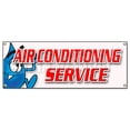 thumbnail image 1 of AIR CONDITIONING SERVICE BANNER SIGN ac cooling technician air cold maintenance, 1 of 4