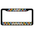 thumbnail image 1 of SignMission Autism Awareness Plastic License Plate Frame License Tag Holder 12" X 6" Fits Any Car Truck SUV RV or Trailer | Made in The USA, 1 of 1