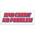 thumbnail image 1 of SignMission B-120 Bad Credit No Problem 48 x 120 in. Banner Sign - Bad Credit No Problem, 1 of 5