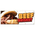 thumbnail image 1 of SignMission B-120 Beef Brisket19 120 in. Beef Brisket Banner with Concession Stand Food Truck Single Sided, 1 of 5