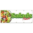 thumbnail image 1 of SignMission B-120 Salads19 120 in. Concession Stand Food Truck Single Sided Banner - Salads, 1 of 5