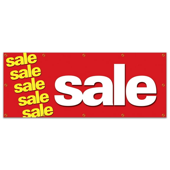 SignMission B-120 Sale 48 x 120 in. Sale Banner Sign