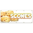 thumbnail image 1 of SignMission B-120 Scones 219 120 in. Concession Stand Food Truck Single Sided Banner - Scones 2, 1 of 5