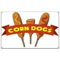 thumbnail image 1 of SignMission B-60 Corn Dogs 36 x 60 in. Banner Sign - Corn Dogs, 1 of 4