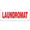 thumbnail image 1 of SignMission B-72 Laundromat 24 x 72 in. Laundromat Banner Sign, 1 of 4