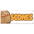 thumbnail image 1 of SignMission B-72 Scones19 72 in. Scones Banner with Concession Stand Food Truck Single Sided, 1 of 5