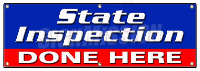 SignMission B-72 State Inspection Done Hr 24 x 72 in. State Inspection ...