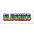 thumbnail image 1 of SignMission B-96 Slushies 36 x 96 in. 13 oz Heavy Duty Grommets Single Sided Vinyl Banner Sign - Slushies, 1 of 4