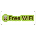 thumbnail image 1 of SignMission B-Free Wifi 18 x 48 in. Banner Sign - Free Wifi, 1 of 4