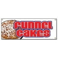 thumbnail image 1 of SignMission B-Funnel Cakes 18 x 48 in. Funnel Cakes Banner Sign, 1 of 4