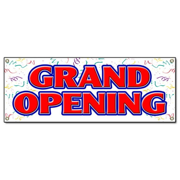 SignMission B-Grand Opening Grand Opening Banner Sign - New Store