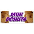 thumbnail image 1 of SignMission B-Mini Donuts Banner Sign - Mini Donuts, 1 of 4