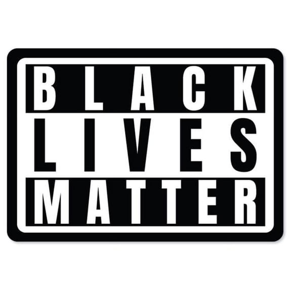 SignMission Z-A-710-BLM2 BLM Aluminum Sign - Black Lives Matter