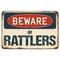 thumbnail image 1 of SignMission  Beware of Rattlers Rustic Sign, 1 of 1