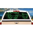 thumbnail image 1 of SignMission Bio Glare Rear Window Graphic truck view thru vinyl decal HD Graphics Professional Grade Material Universal Fit for Full Size Trucks Weatherproof & Car Wash Safe Made In The, 1 of 3