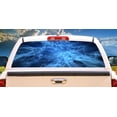 thumbnail image 1 of SignMission Blue Smoke Rear Window Graphic Suv View Thru Vinyl Back Truck Decal, 1 of 3