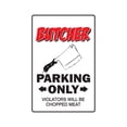 thumbnail image 1 of SignMission Z-BUTCHER Butcher Novelty Sign, 1 of 4