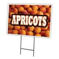 thumbnail image 1 of SignMission C-1216-DS-Apricots 12 x 16 in. Apricots Yard Sign & Stake, 1 of 3