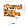 thumbnail image 1 of SignMission C-1216-DS-Carrot Cake 12 x 16 in. Carrot Cake Yard Sign & Stake, 1 of 3