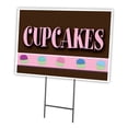 thumbnail image 1 of SignMission C-1216-DS-Cupcakes 12 x 16 in. Cupcakes Yard Sign & Stake, 1 of 3