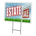 thumbnail image 1 of SignMission C-1216-DS-Estate Sale 12 x 16 in. Estate Sale Yard Sign & Stake, 1 of 1