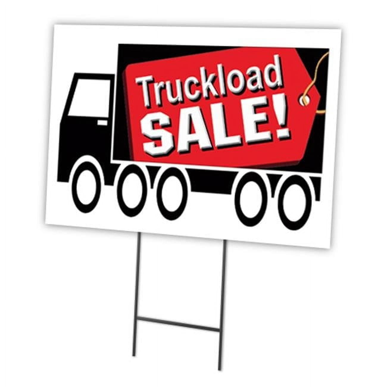 SignMission C-1216-DS-Truckload Sale 12 x 16 in. Truckload Sale Yard Sign & Stake