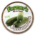 thumbnail image 1 of SignMission C-16-CIR-WS-Cucumbers 16 x 24 in. Corrugated Plastic Sign with Stakes Circular - Farmers Market Cucumbers, 1 of 3