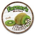 thumbnail image 1 of SignMission C-16-CIR-WS-Kiwifruit Corrugated Plastic Sign with Stakes 16 in. Circular - Farmers Market Kiwifruit, 1 of 3