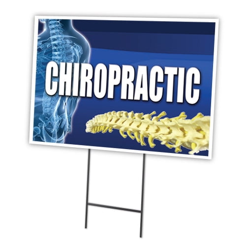SignMission C-1824-DS-Chiropractic 18 x 24 in. Chiropractic Yard Sign ...