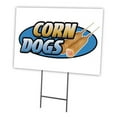 thumbnail image 1 of SignMission C-1824-DS-Corn Dogs 18 x 24 in. Corn Dogs Yard Sign & Stake, 1 of 3