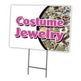 thumbnail image 1 of SignMission C-1824-DS-Costume Jewelry 18 x 24 in. Costume Jewelry Yard Sign & Stake, 1 of 3