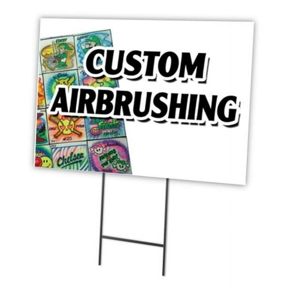 SignMission C-1824-DS-Custom Airbrushing 18 x 24 in. Custom Airbrushing Yard Sign & Stake