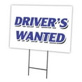 thumbnail image 1 of SignMission C-1824-DS-Drivers Wanted 18 x 24 in. Drivers Wanted Yard Sign & Stake, 1 of 3