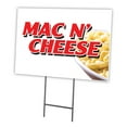 thumbnail image 1 of SignMission C-1824-DS-Mac N Cheese 18 x 24 in. Mac N Cheese Yard Sign & Stake, 1 of 3