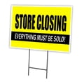 thumbnail image 1 of SignMission C-1824-DS-Store Closing 18 x 24 in. Yard Sign & Stake - Store Closing, 1 of 3