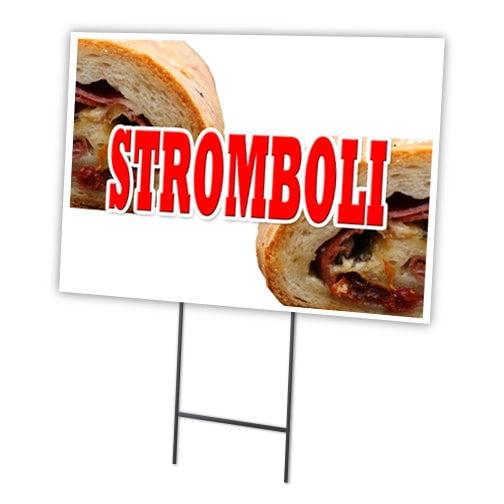 SignMission C-1824-DS-Stromboli 18 x 24 in. Yard Sign & Stake - Stromboli