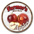 thumbnail image 1 of SignMission C-24-CIR-WS-Apples Corrugated Plastic Sign with Stakes 24 in. Circular - Farmers Market Apples, 1 of 3