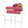 thumbnail image 1 of SignMission C-2436 Bounce House Rentals 24 x 36 in. Yard Sign & Stake - Bounce House Rental, 1 of 3
