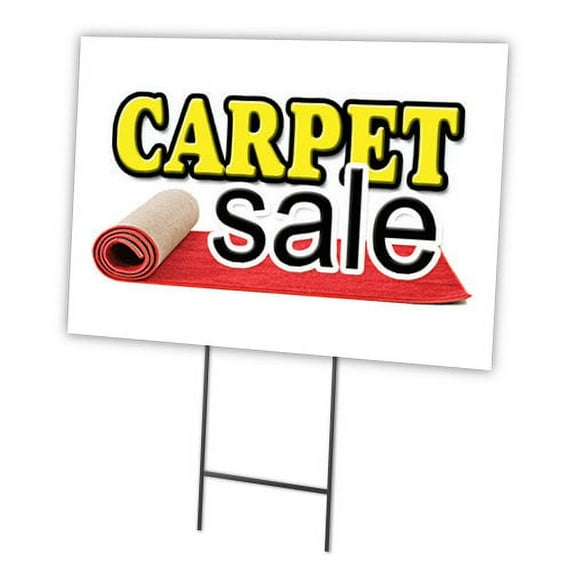 SignMission C-2436 Carpet Sale 24 x 36 in. Carpet Sale Yard Sign & Stake