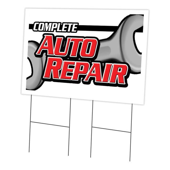 SignMission C2436 Complete Auto Repair 24 x 36 in. Complete Auto