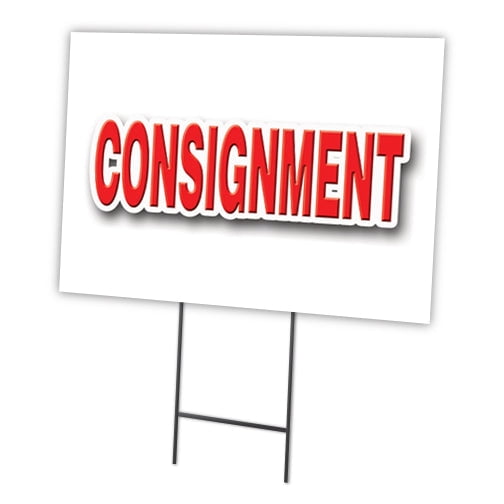 SignMission C-2436 Consignment 24 x 36 in. Consignment Yard Sign & Stake