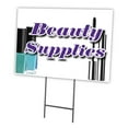thumbnail image 1 of SignMission C-2436-DS-Beauty Supplies 24 x 36 in. Beauty Supplies Yard Sign & Stake, 1 of 3
