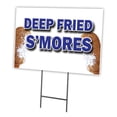 thumbnail image 1 of SignMission C-2436-DS-Deep Fried Smores 24 x 36 in. Deep Fried Smores Yard Sign & Stake, 1 of 3