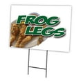 thumbnail image 1 of SignMission C-2436-DS-Frog Legs 24 x 36 in. Frog Legs Yard Sign & Stake, 1 of 3