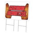 thumbnail image 1 of SignMission C-2436-DS-German Schnitzel 24 x 36 in. German Schnitzel Yard Sign & Stake, 1 of 3
