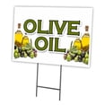 thumbnail image 1 of SignMission C-2436-DS-Olive Oil 24 x 36 in. Yard Sign & Stake - Olive Oil, 1 of 3