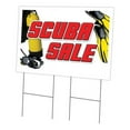 thumbnail image 1 of SignMission C-2436-DS-Scuba Sale 24 x 36 in. Scuba Sale Yard Sign & Stake, 1 of 3