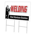 thumbnail image 1 of SignMission C-2436-DS-Welding Steel Alumi 24 x 36 in. Welding Steel Alumi Yard Sign & Stake, 1 of 3