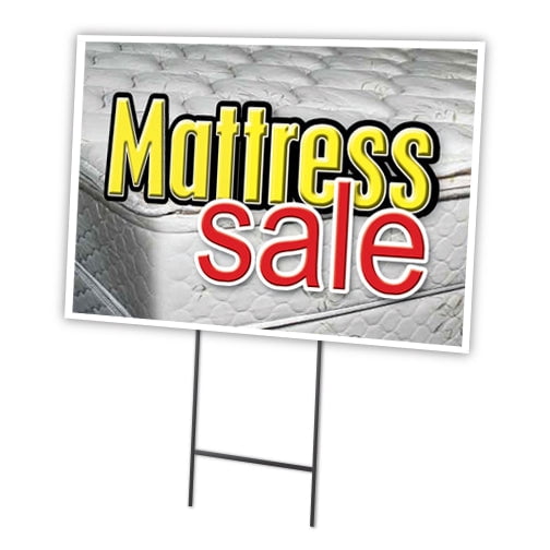 SignMission C-2436 Matress Sale 24 x 36 in. Matress Sale Yard Sign & Stake