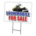 thumbnail image 1 of SignMission C-2436 Snowmobile For Sale 24 x 36 in. Yard Sign & Stake - Snowmobile for Sale, 1 of 3